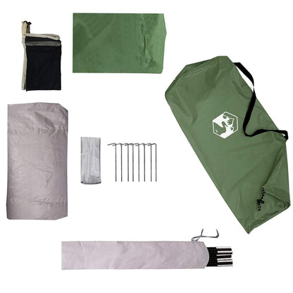 Campingzelt 1 Person Wasserfest Grün