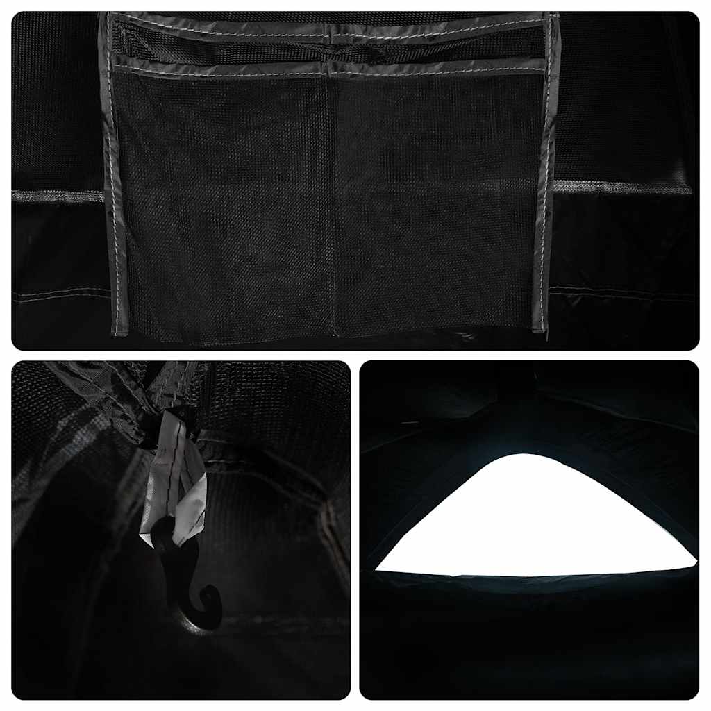 Campingzelt 1 Person Weiß Verdunkelungsstoff Wasserdicht Weiße Verdunkelung