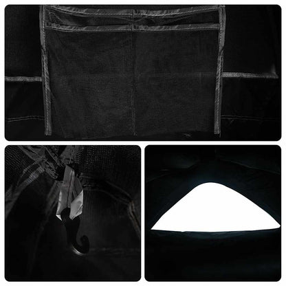 Campingzelt 1 Person Weiß Verdunkelungsstoff Wasserdicht Weiße Verdunkelung