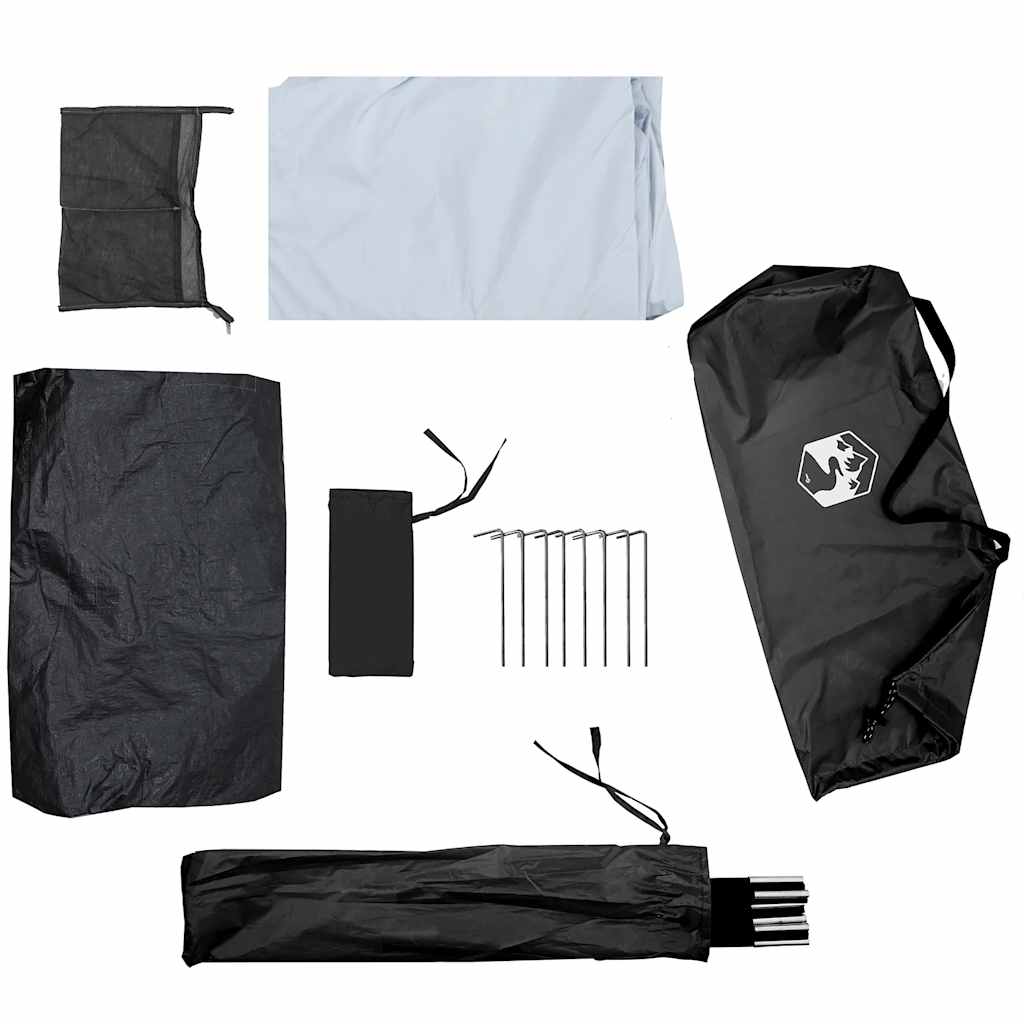 Campingzelt 1 Person Weiß Verdunkelungsstoff Wasserdicht Weiße Verdunkelung