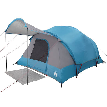 Tunnel-Familienzelt 8 Personen Wasserdicht Blau