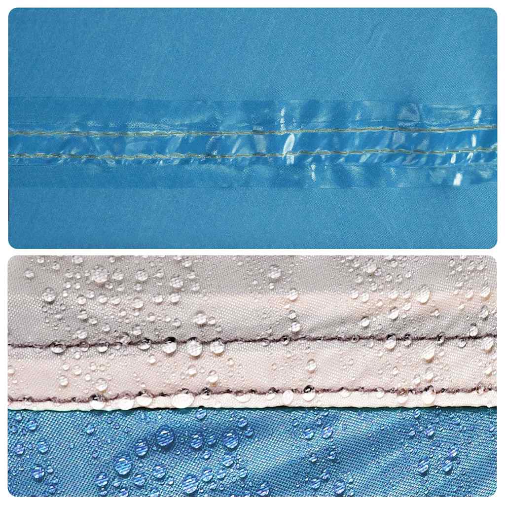 Tunnel-Familienzelt 8 Personen Wasserdicht Blau