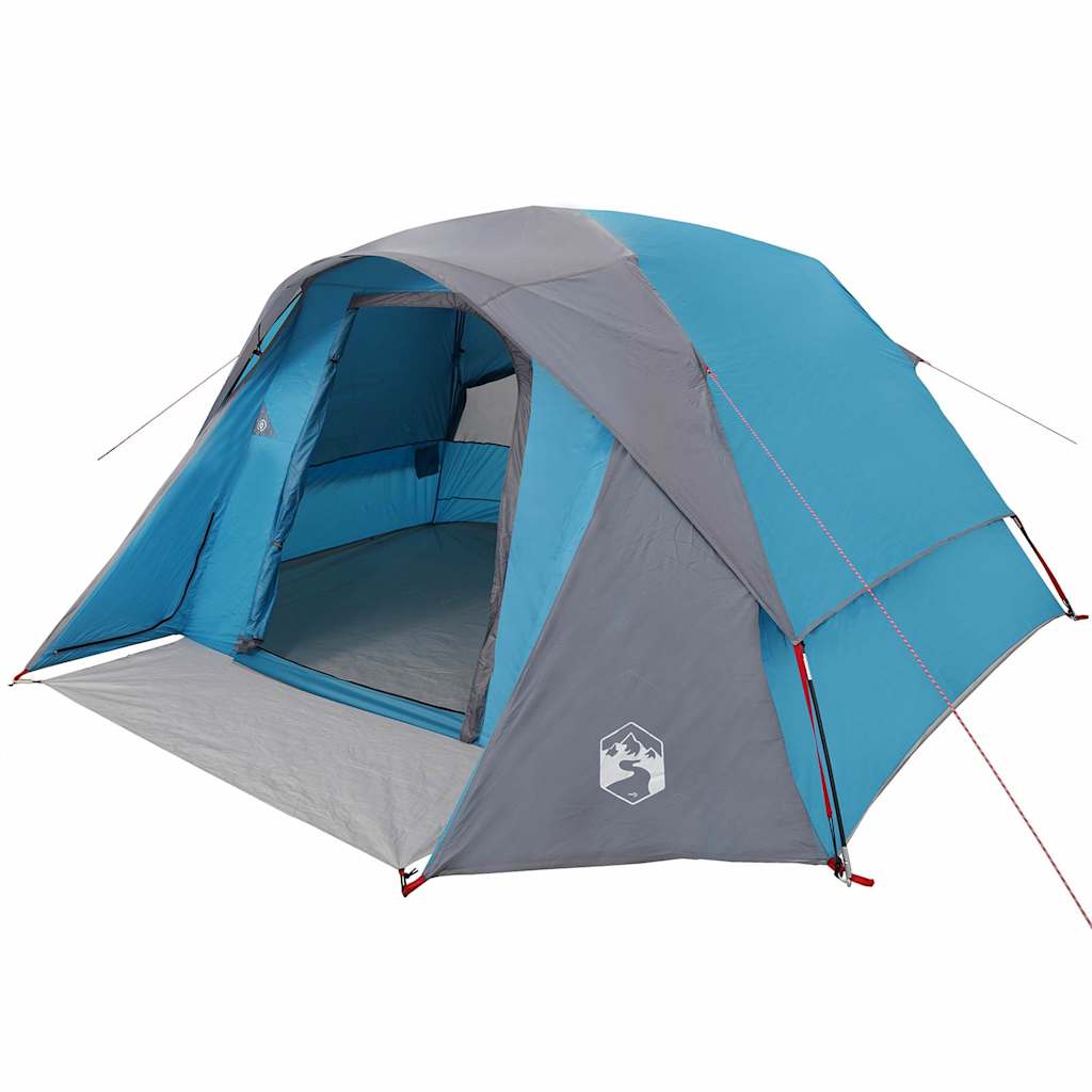 Campingzelt 4 Personen Wasserdicht Blau