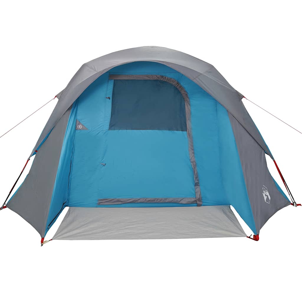 Campingzelt 4 Personen Wasserdicht Blau