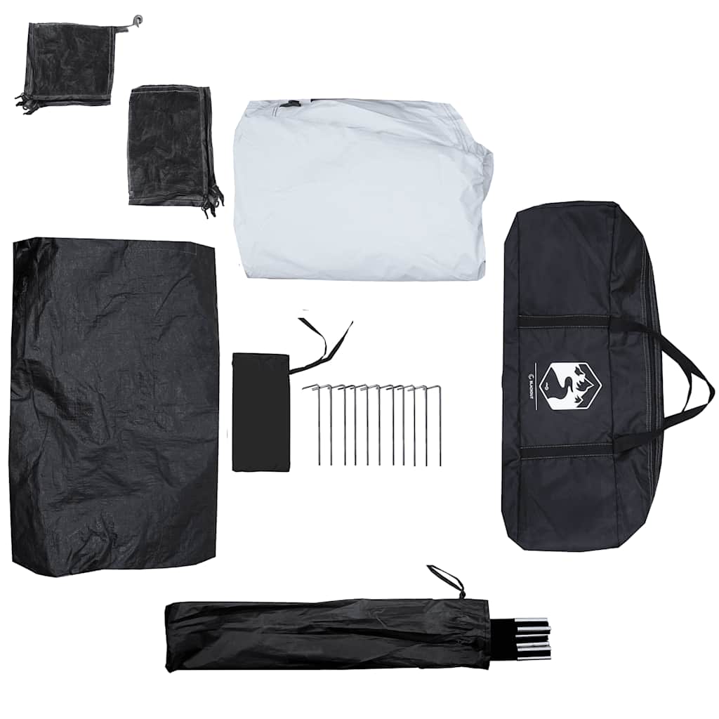 Campingzelt 4 Personen Weiß Verdunkelt Wasserdicht Weiße Verdunkelung