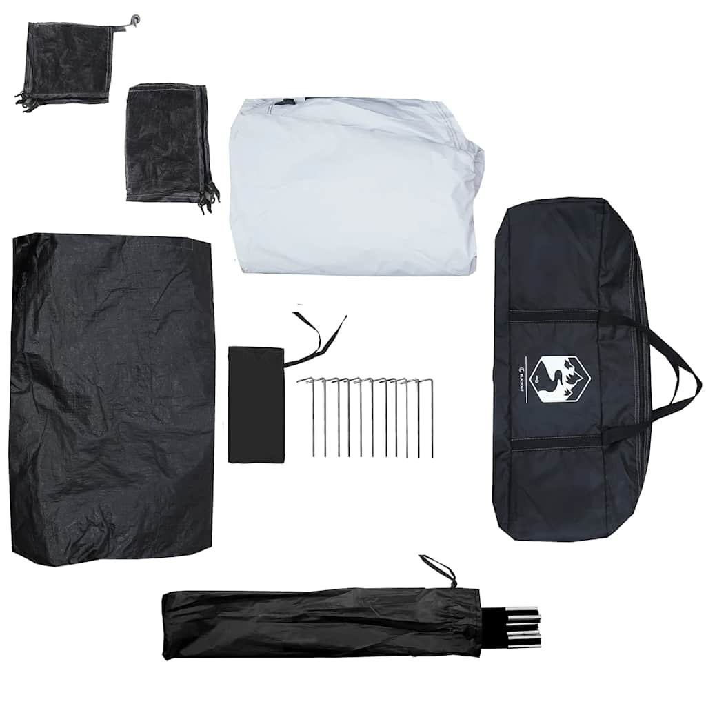 Familienzelt 6 Personen Weiß Verdunkelt Wasserdicht Weiße Verdunkelung