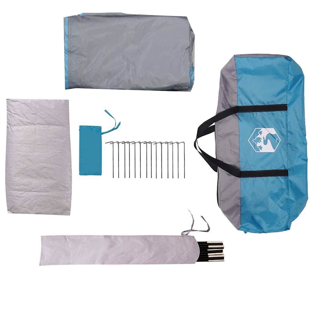 Familienzelt Iglu Für 6 Personen Wasserdicht Blau