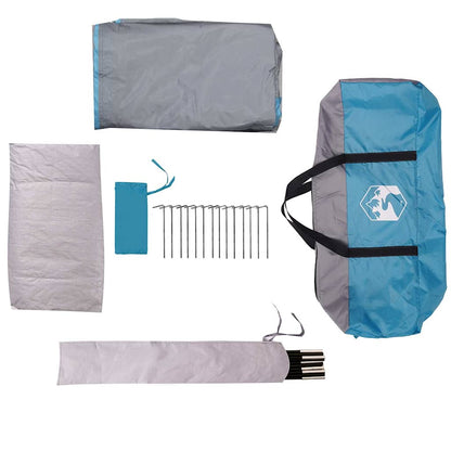 Familienzelt Iglu Für 6 Personen Wasserdicht Blau