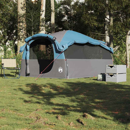 Tunnel-Familienzelt 6 Personen Wasserdicht Blau