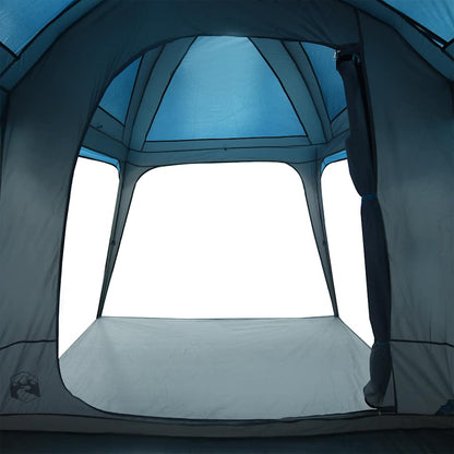 Campingzelt Mit Vorzelt 5 Personen Wasserdicht Blau