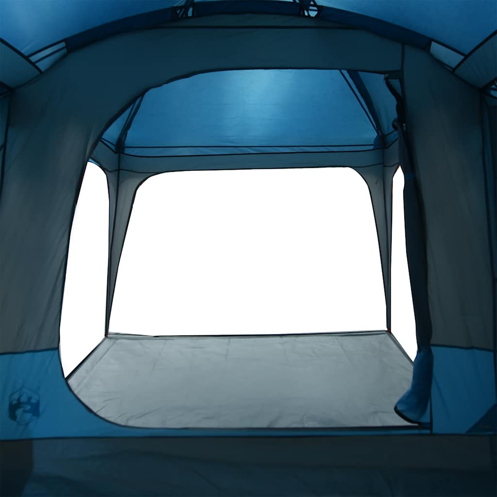 Familienzelt Mit Vorzelt 9 Personen Wasserdicht Blau