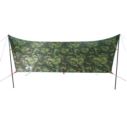 Tarp Tarnmuster 438X376X212 Cm Wasserdicht Camouflage