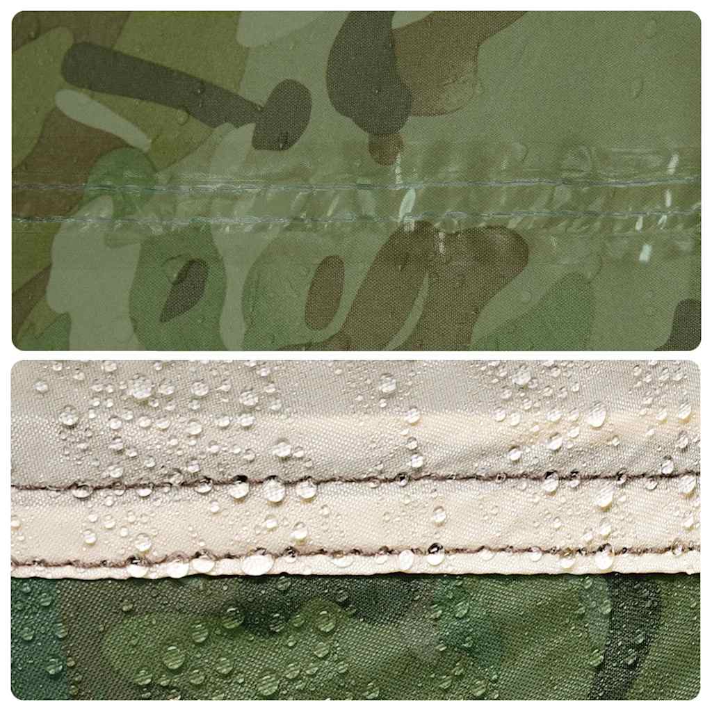 Tarp Tarnmuster 438X376X212 Cm Wasserdicht Camouflage