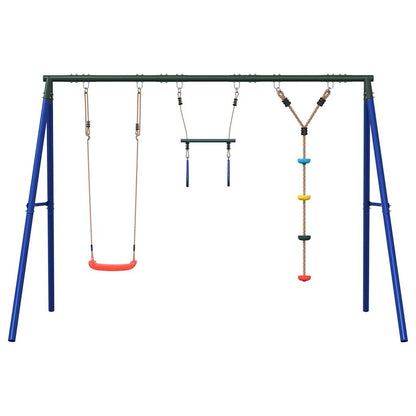 Schaukel-Set Mit Schaukelsitz Trapez Und Kletterschaukel