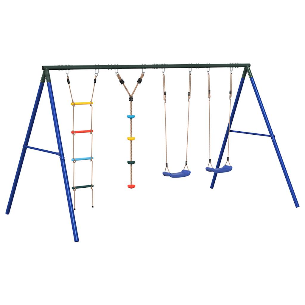 Schaukel-Set Mit Schaukelsitzen Strickleiter Kletterschaukel
