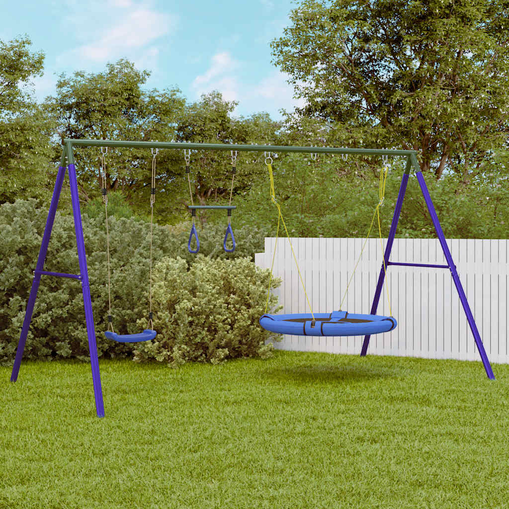 Schaukel-Set Mit Schaukelsitz Trapez Und Nestschaukel