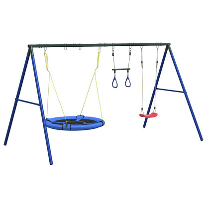 Schaukel-Set Mit Schaukelsitz Trapez Und Nestschaukel