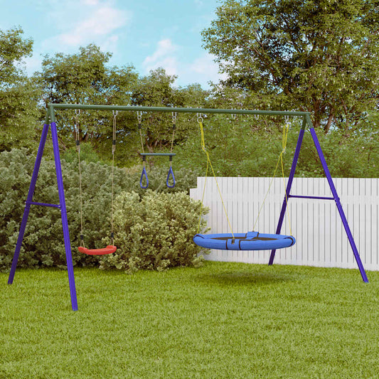 Schaukel-Set Mit Schaukelsitz Trapez Und Nestschaukel