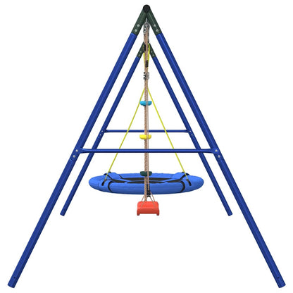 Schaukel-Set Mit Schaukelsitz Kletterschaukel Und Nestschaukel