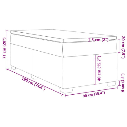 Boxspringbett Mit Matratze Schwarz Kunstleder