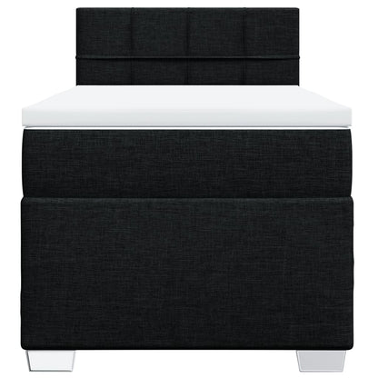 Boxspringbett Mit Matratze Stoff Schwarz