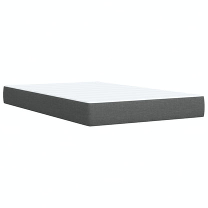 Boxspringbett Mit Matratze Stoff Dunkelgrau