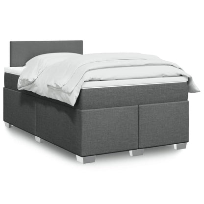 Boxspringbett Mit Matratze Stoff Dunkelgrau