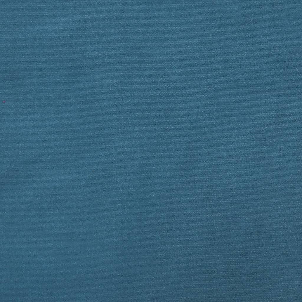 Boxspringbett Mit Matratze Dunkel Samt Blau