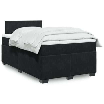 Boxspringbett Mit Matratze Samt Schwarz