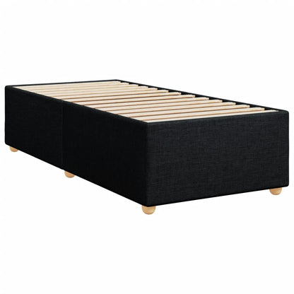 Boxspringbett Mit Matratze Stoff Schwarz