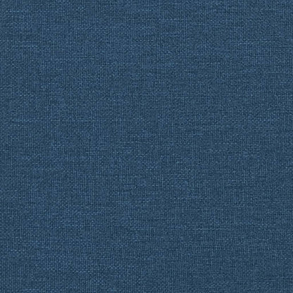 Boxspringbett Mit Matratze Stoff Blau