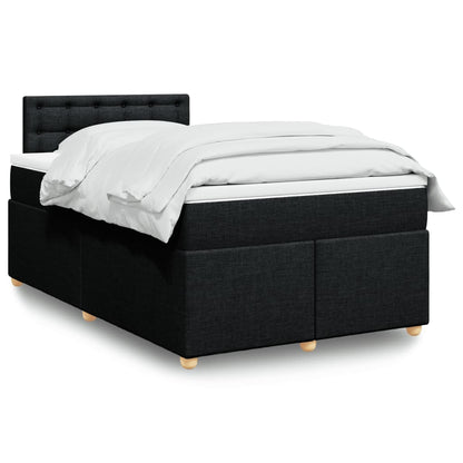 Boxspringbett Mit Matratze Stoff Schwarz