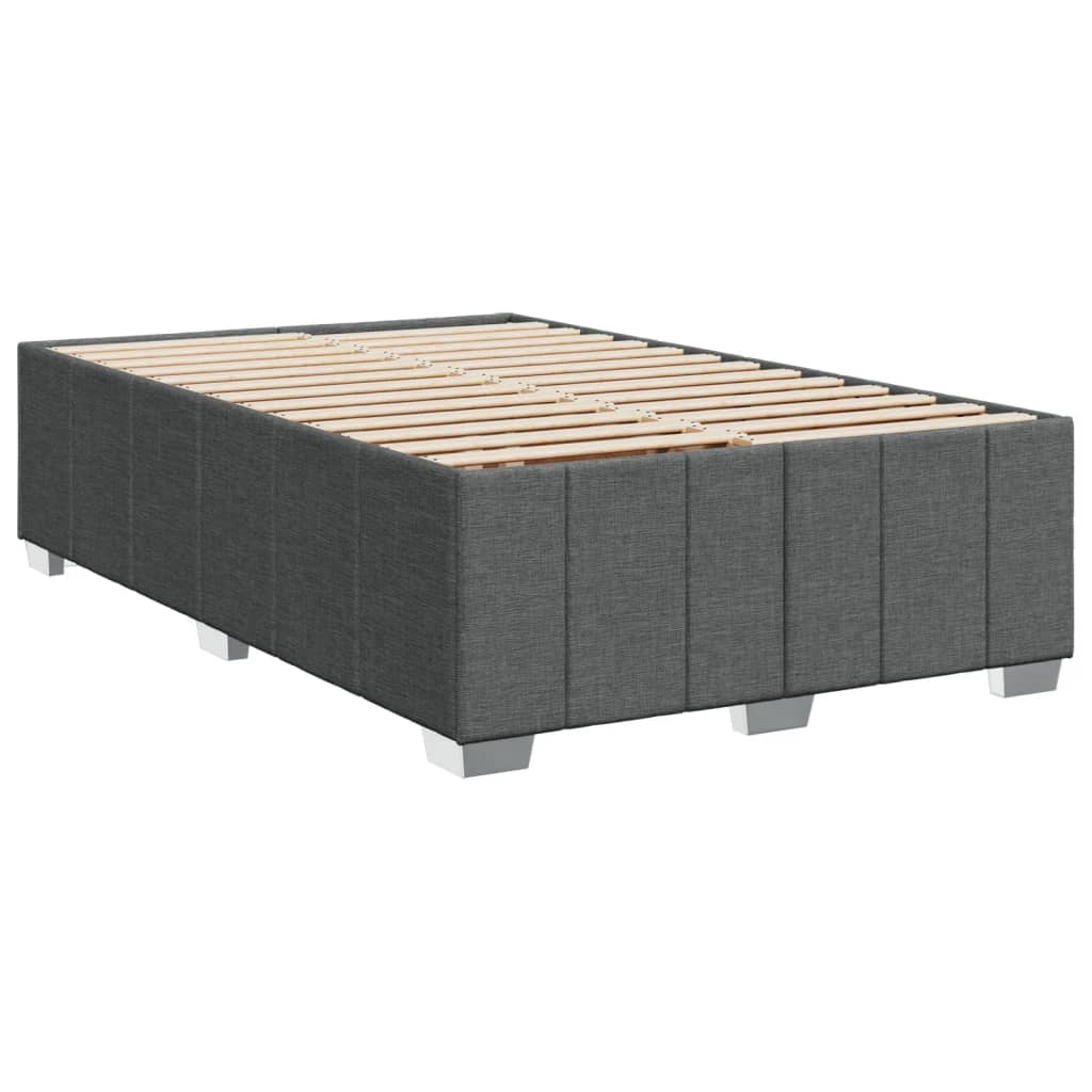 Boxspringbett Mit Matratze Stoff Dunkelgrau