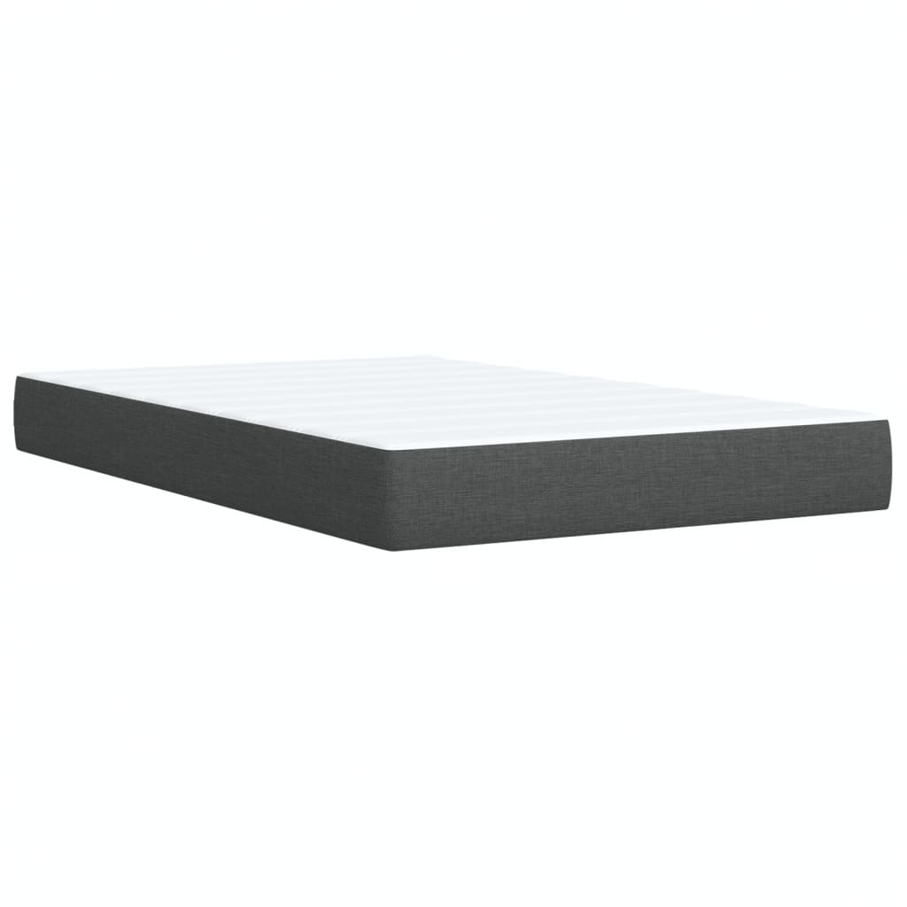 Boxspringbett Mit Matratze Stoff Dunkelgrau