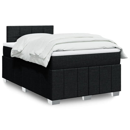 Boxspringbett Mit Matratze Stoff Schwarz