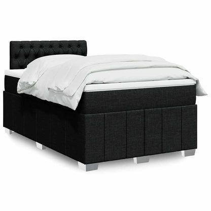 Boxspringbett Mit Matratze Stoff Schwarz