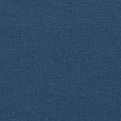 Boxspringbett Mit Matratze Stoff Blau