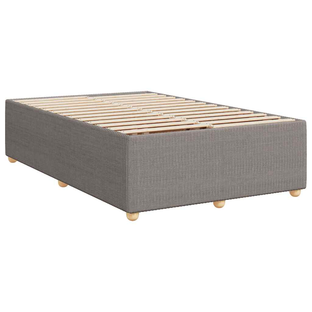 Boxspringbett Mit Matratze Stoff Taupe