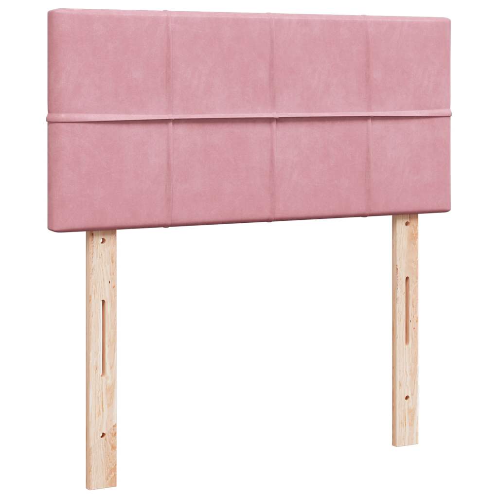 Boxspringbett Mit Matratze Samt Rosa