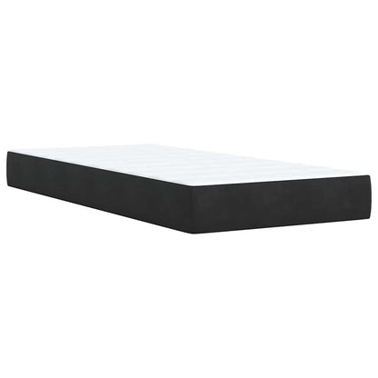 Boxspringbett Mit Matratze Samt Schwarz