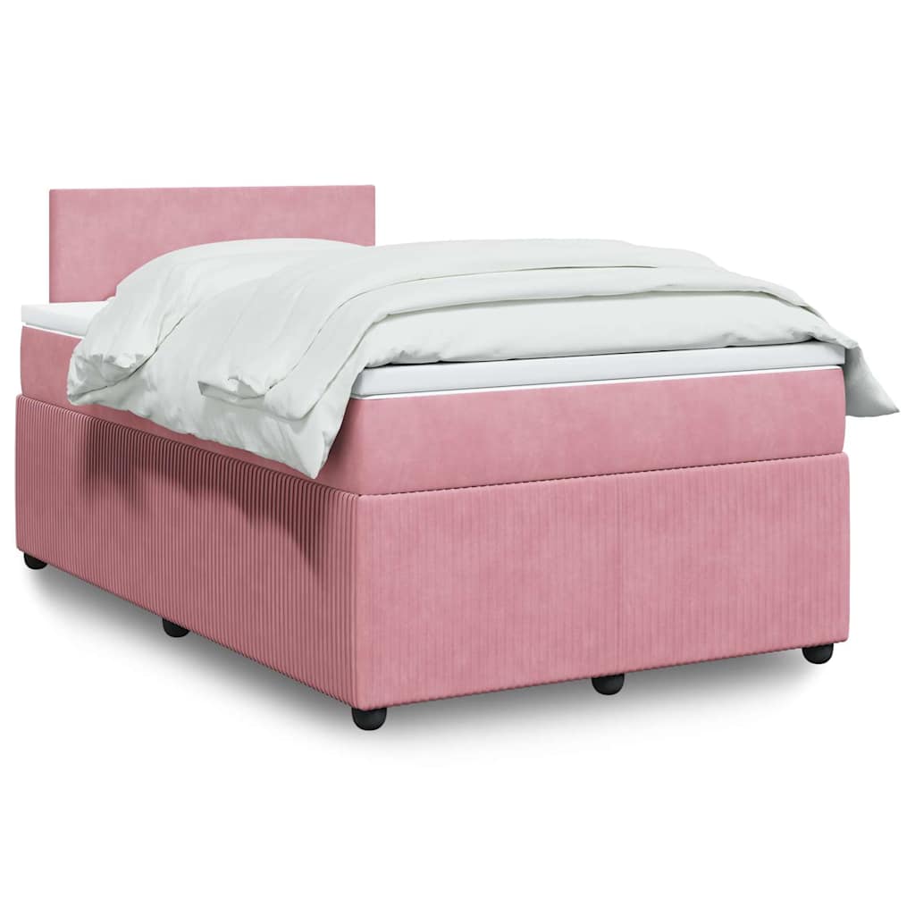 Boxspringbett Mit Matratze Samt Rosa