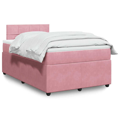 Boxspringbett Mit Matratze Samt Rosa