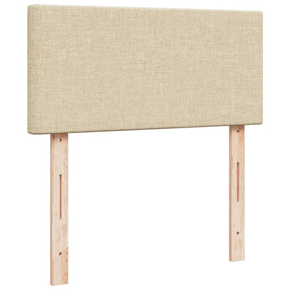 Boxspringbett Mit Matratze Stoff Creme