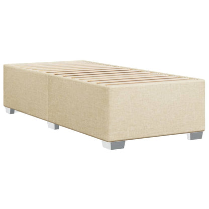 Boxspringbett Mit Matratze Stoff Creme