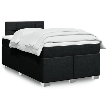 Boxspringbett Mit Matratze Stoff Schwarz