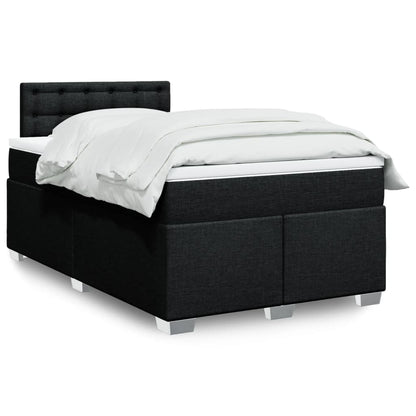Boxspringbett Mit Matratze Stoff Schwarz