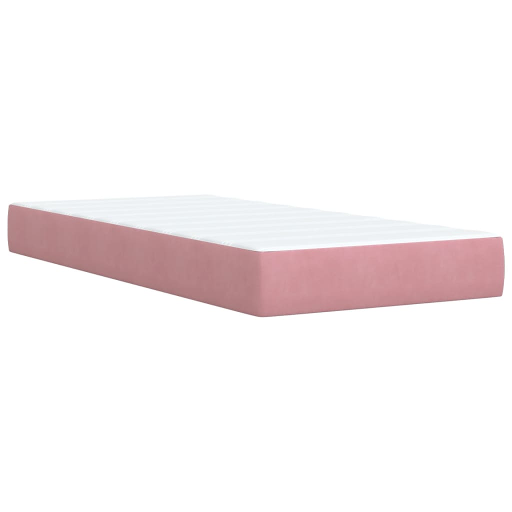 Boxspringbett Mit Matratze Samt Rosa