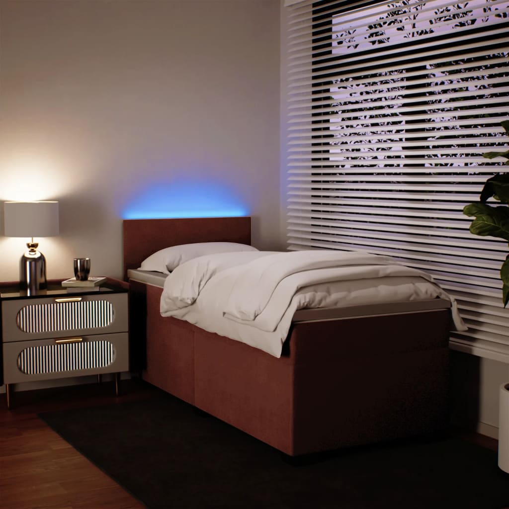 Boxspringbett Mit Matratze Samt Rosa
