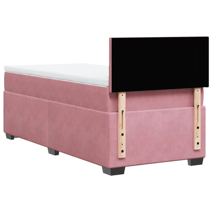 Boxspringbett Mit Matratze Samt Rosa