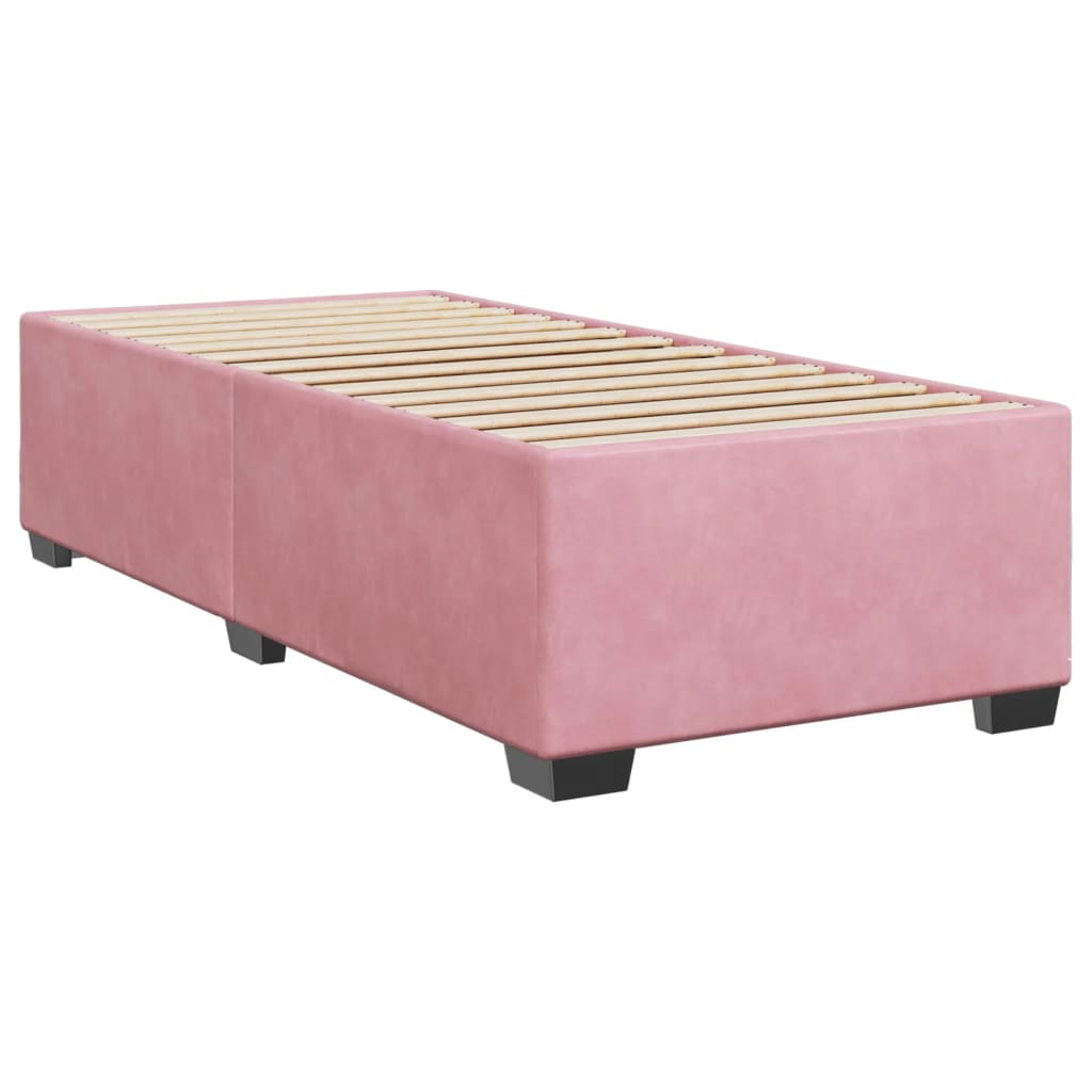 Boxspringbett Mit Matratze Samt Rosa